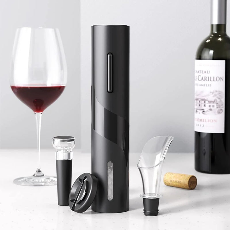 Kit automático abridor de rolhas para garrafas de vinho