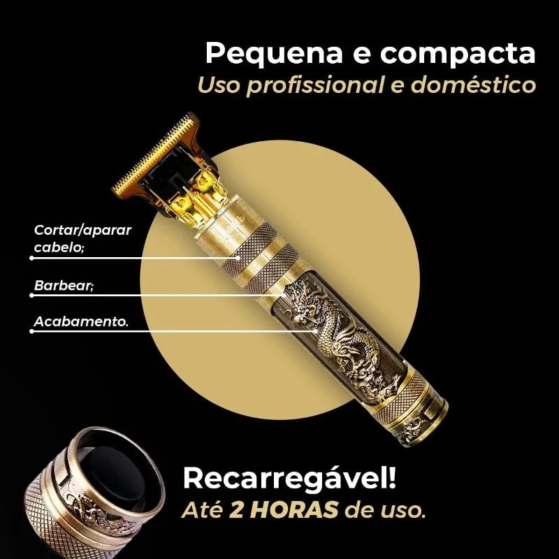 Máquina de corte de cabelo e barba masculina com design  elétrico profissional