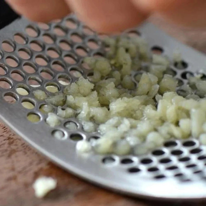 Espremedor Amassador Alho Triturador Verduras Ferramentas, Aço Inoxidável para Cozinha Manual-Comprar Mays-