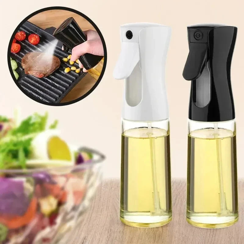 300ML/200ml Spray De Azeite Para Cozinha Cozinhar Óleo De Oliva Pulverizador De Vazio Frasco De Vinagre Dispensador Salada